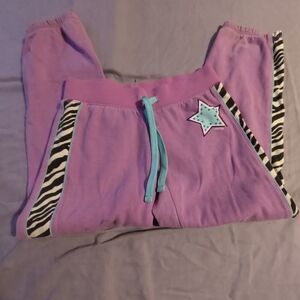 Justice brand sweat pants Size: 10   (0109)